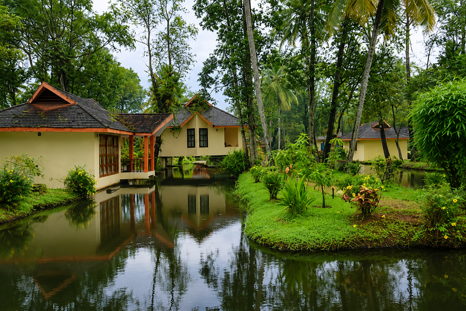 Waterfront cottages